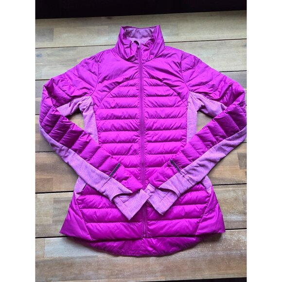 Lululemon Fluff Off JacketUltra Violet sz 4 - Picture 1 of 9